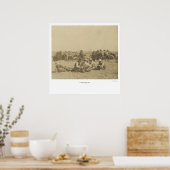 Poster "A Mumblety Peg Game" (Cuisine)
