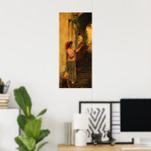 Poster A Neapolitan flax spinner by Waterhouse (Bureau à domicile)