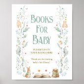 Poster A New Chapter Baby Shower Books for Baby (Devant)