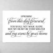 Poster À partir de ce jour Forcer le signe Mariage (Devant)