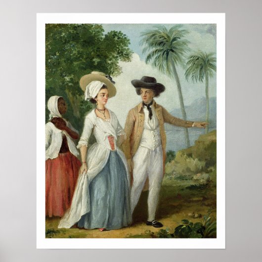 Poster A Planter and his Wife, Attaché par un serviteur,  (Devant)