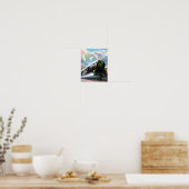 Poster à pleine vitesse à l'avant (Cuisine)