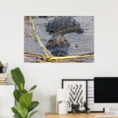 Poster À plus tard Alligator (Bureau à domicile)
