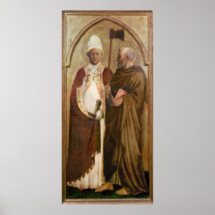 Poster A Pope and St. Matthias, c.1428-29
