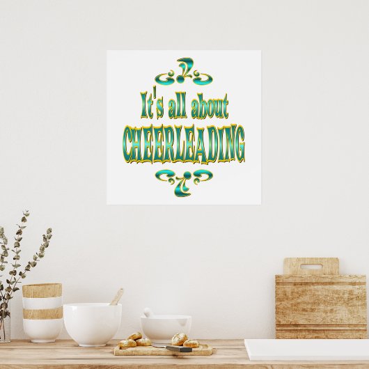 POSTER A PROPOS DE CHEERLEADING (Cuisine)