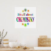Poster À propos de la chimie (Cuisine)