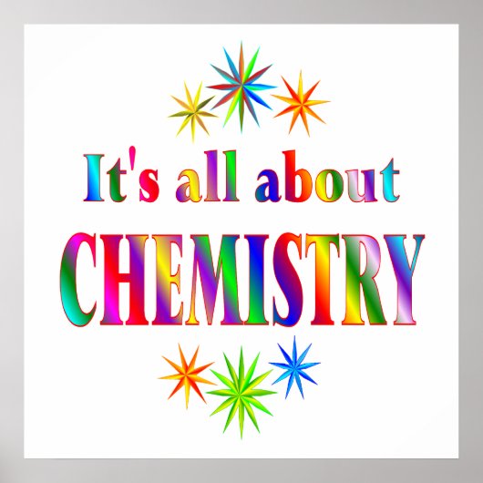 Poster À propos de la chimie (Devant)
