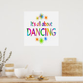 Poster À propos de la danse (Cuisine)