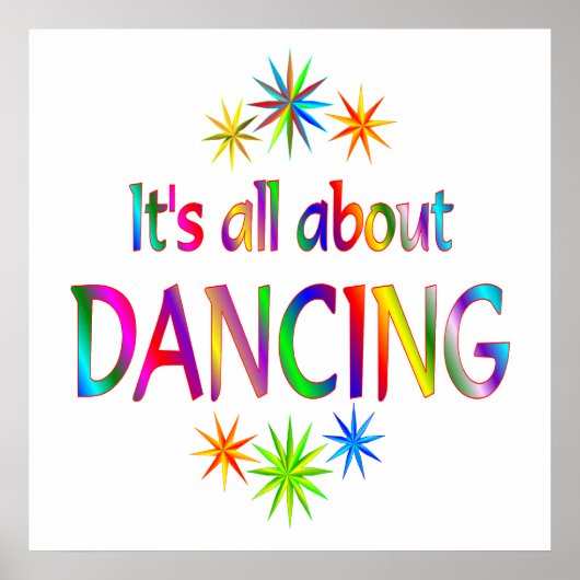 Poster À propos de la danse (Devant)