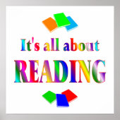 Poster A propos de la lecture (Devant)