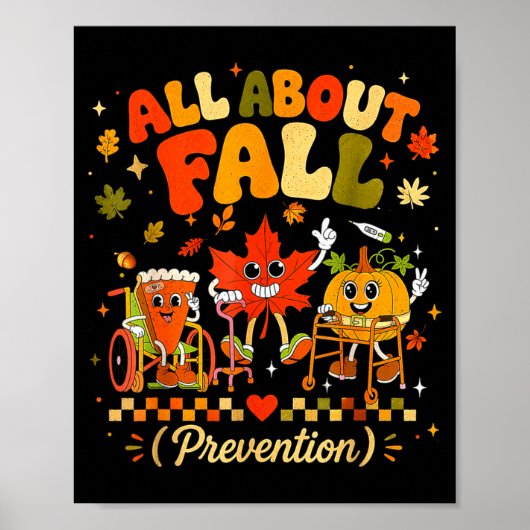 Poster À propos de la prévention des chutes kinésithérapi (Devant)