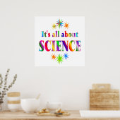 Poster À propos de la science (Cuisine)