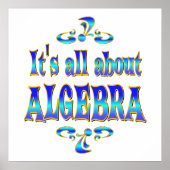 POSTER A PROPOS DE L'ALGÉBRA (Devant)