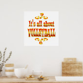 POSTER À PROPOS DE VOLLEYBALL (Cuisine)