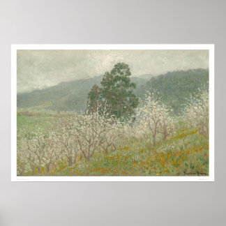 Poster A Prune Orchard, Saratoga, Californie (1170)