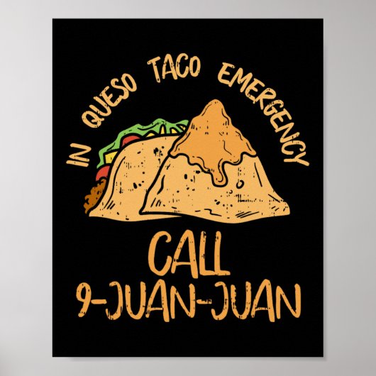 Poster À Queso Cinco De Mayo Taco Appel 9 Juan (Devant)