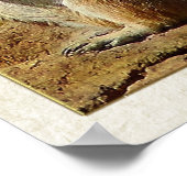 Poster à queue noire du chien des Prairies (Coin)