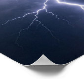 Poster A Radiant Lightning Discharge Illuminating Dark St (Coin)