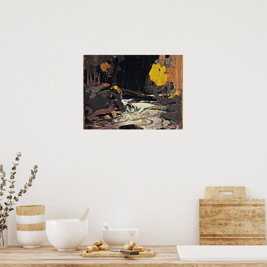 Poster A River, art de Tom Thomson, (Cuisine)