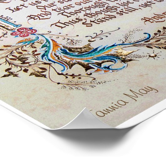 Poster À sa maîtresse d'appartement par Andrew Marvell (Coin)