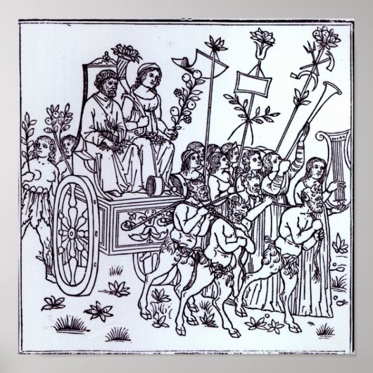 Poster A Scene from the Decameron (Devant)