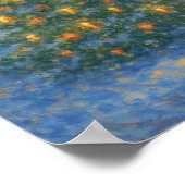 Poster A sensual Monet-style Christmas tree (Coin)