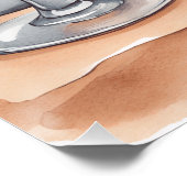 Poster A Sleeping Cat And Red Wine Glass, Cat Lover (Coin)