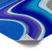 Poster A Splash of Blue  24x24 (Coin)