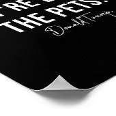 Poster A Springfield, ils mangent les animaux - Trump Har (Coin)