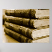 Poster A Stack of Old Books (Devant)