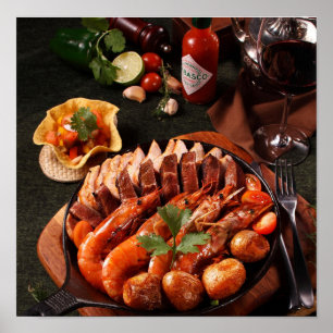 Poster A Taste of Spain : Tapas Adventure Awaits & Food,