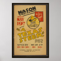 "A Texas Steer" Au Mason Theatre