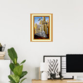 Poster à thème Art Déco Metropolis 16 x 20 (Bureau à domicile)