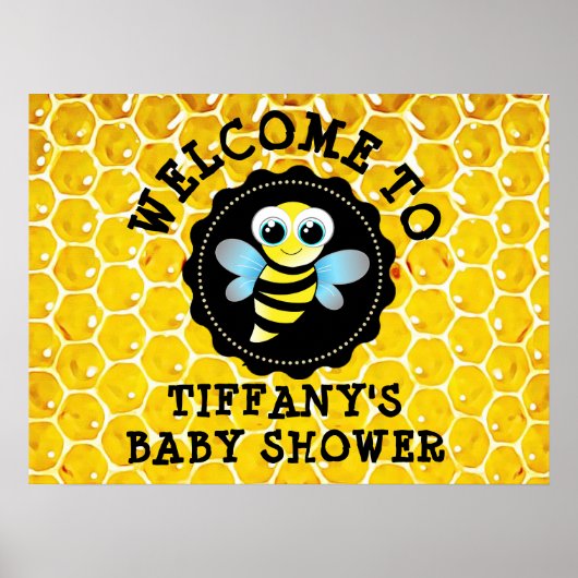 Poster à thème personnalisé Bumblebee ou Honey Bee (Devant)