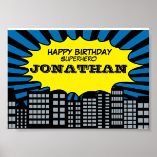 Poster à thème Superhero