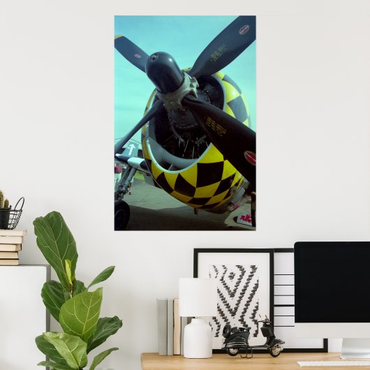 Poster à Thunderbolt P-47 (Bureau à domicile)