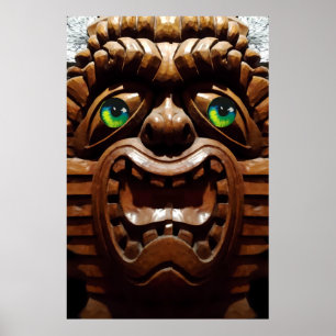 Poster A Tiki Terracé - Ken Gage Art