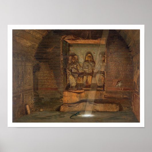 Poster A Tomb at El-Kab, un of 24 illustrations produced (Devant)