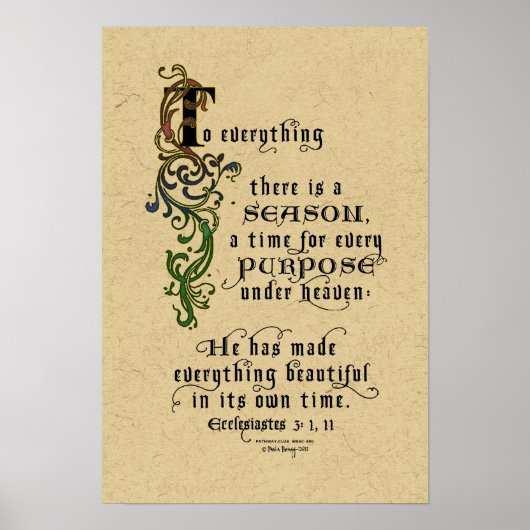 Poster A tout, une SAISON (Devant)