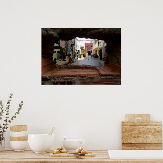 Poster À travers la construction (Cuisine)