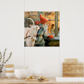 Poster "A travers la fenêtre" par Jenny Nystrom (Cuisine)