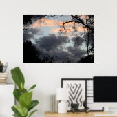 Poster A travers l'affiche Arbres (Bureau à domicile)