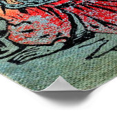 Poster A travers l'affiche en verre (Coin)