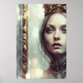 Poster À travers le miroir doré Alice (Devant)