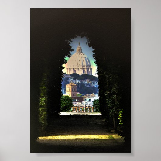 Poster À travers le trou de clé (Devant)