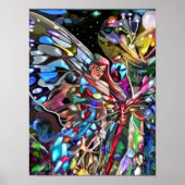 Poster À travers les ailes d'un papillon (Devant)