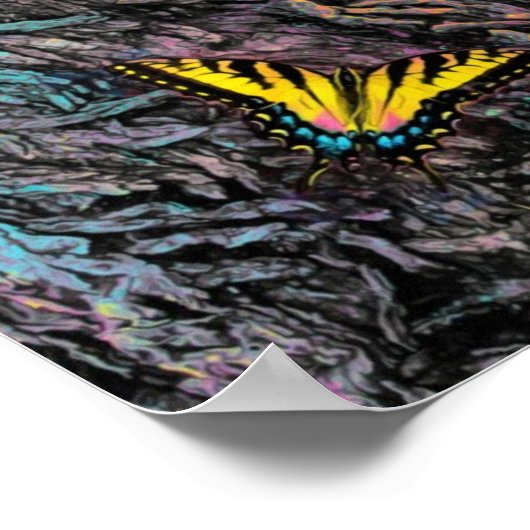 Poster À Travers Les Arbres (Coin)