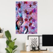 Poster A travers les étoiles (Bureau à domicile)