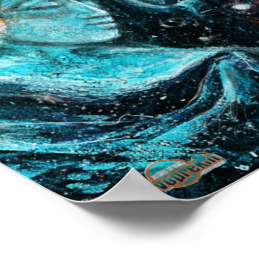 Poster À travers l'espace (Coin)