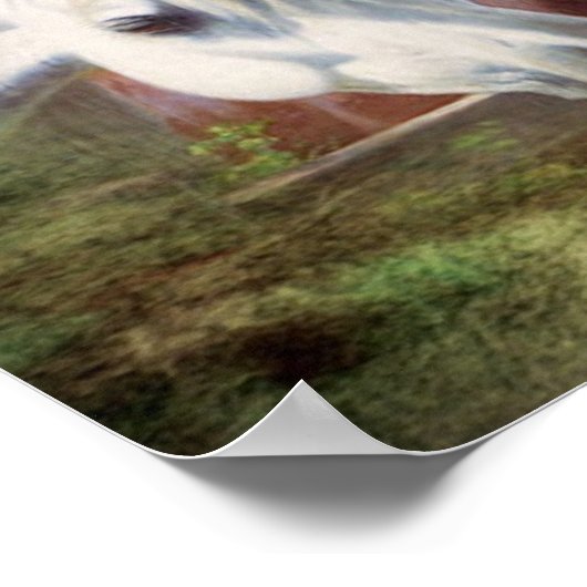 Poster à trois chevaux (Coin)